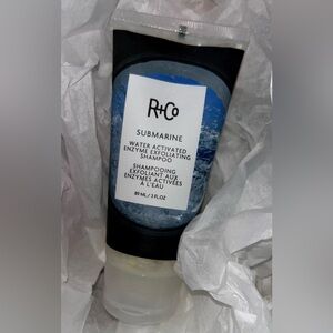 New R+Co SUBMARINE Water Activated Enzyme Exfoliating Shampoo 3oz/89ml sealed